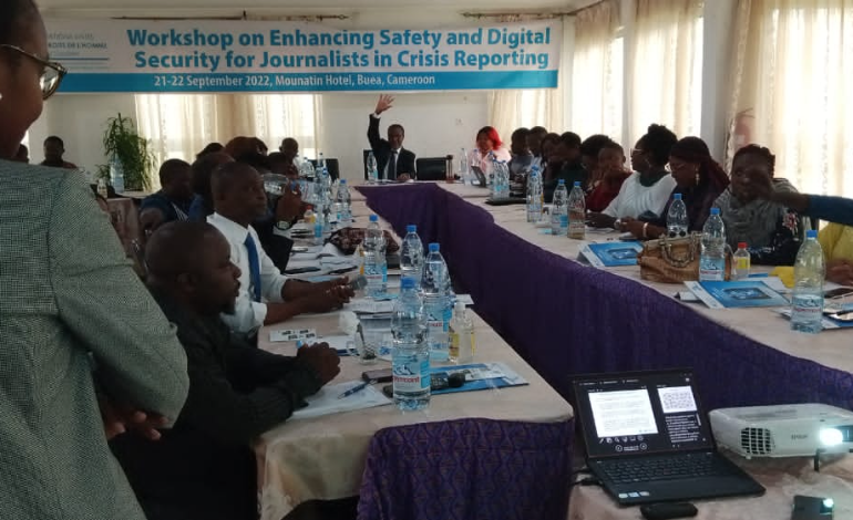 Les journalistes form&eacute;s &agrave; la s&eacute;curit&eacute; num&eacute;rique en situation de crise