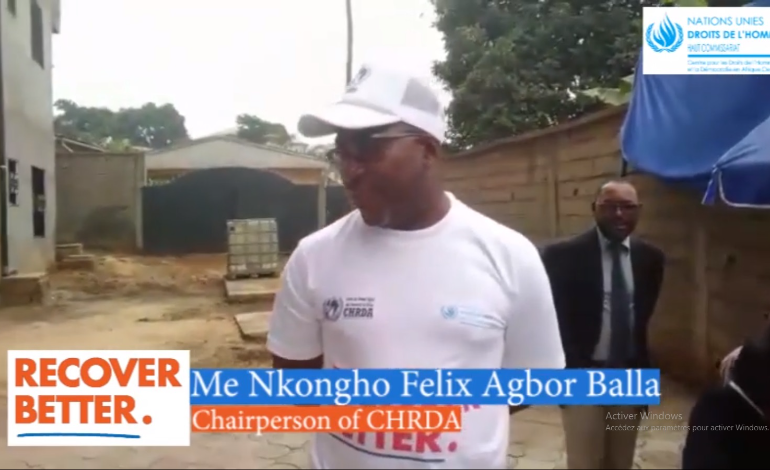 Mr Nkongho Felix Agbor Balla, Pr&eacute;sident du CHRDA