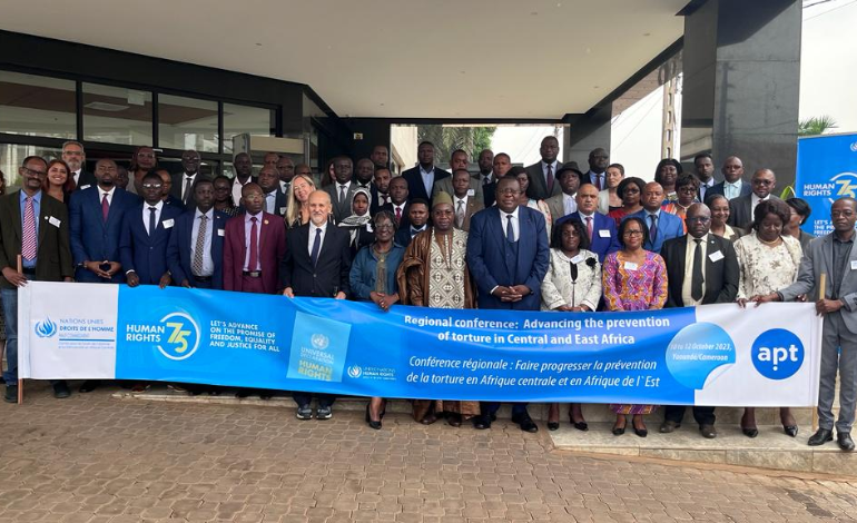Conf&eacute;rence interr&eacute;gionale sur la pr&eacute;vention de la torture &agrave; Yaound&eacute;