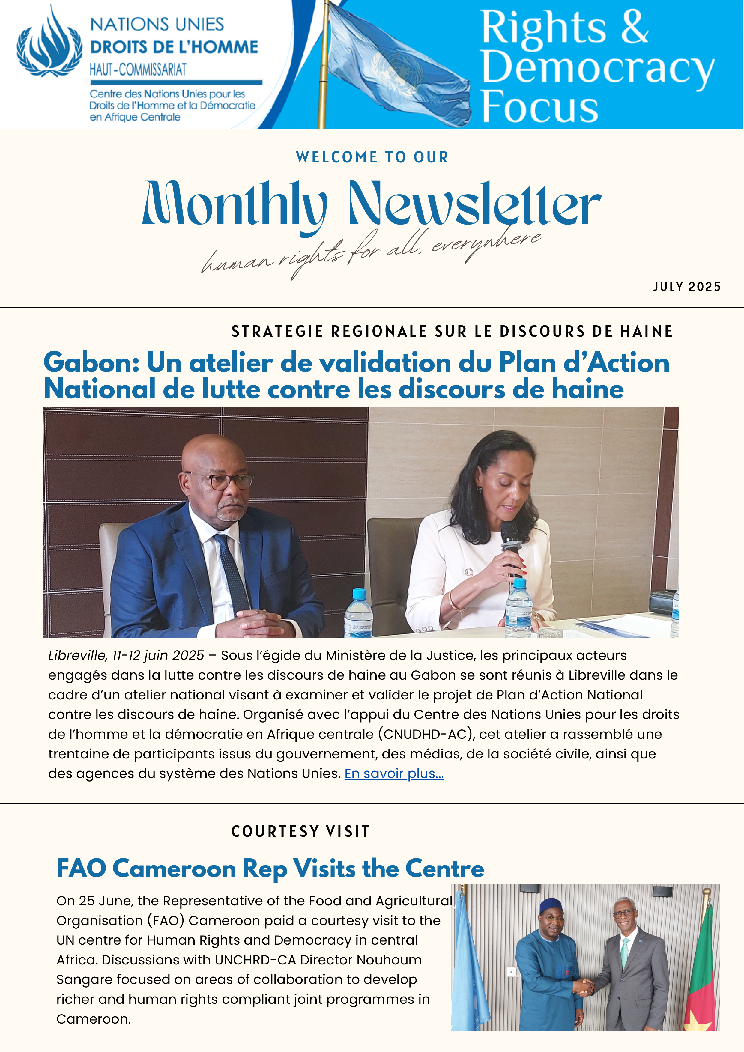 Bulletin R&D Focus 85 du 31 juillet 2025